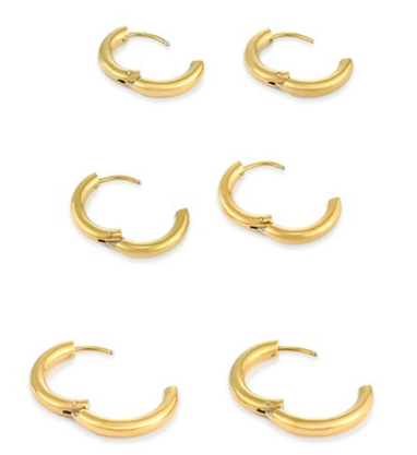 Trio Hoop Earrings