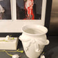 White Vase w/Bow