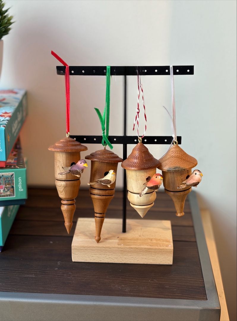 Wooden Birdhouse Ornament