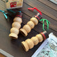 Wooden Snowman Ornament
