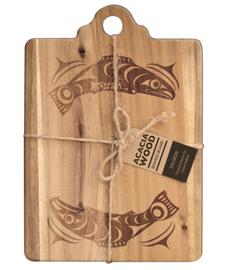 Acacia Wood Serving Board Salmon