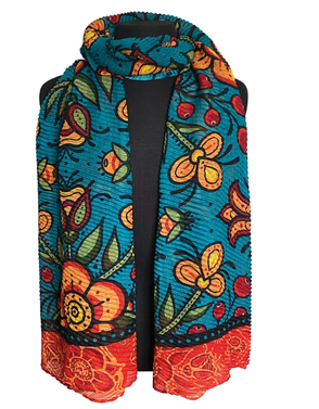 Prairie Beadwork Scarf