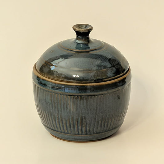 Cerulean Lidded Jar