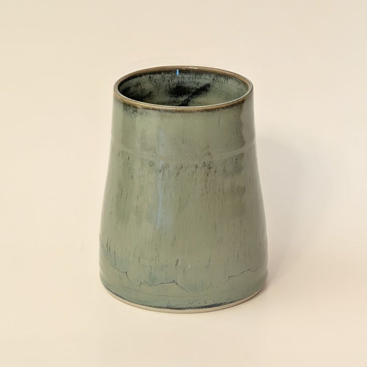 Green Earthware Drinking Cup