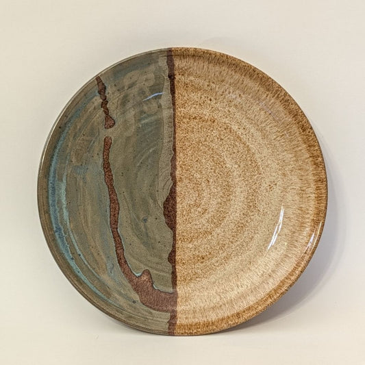 Olive and Rust Forest Horizon Plate