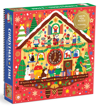 Christmas Time 500 Piece Foil Puzzle