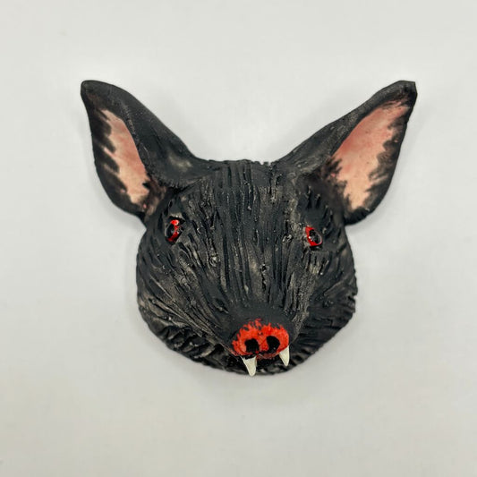 Wall Hanging Bat Head