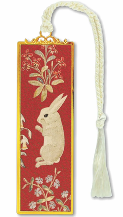 Medieval Rabbit Metal Bookmark