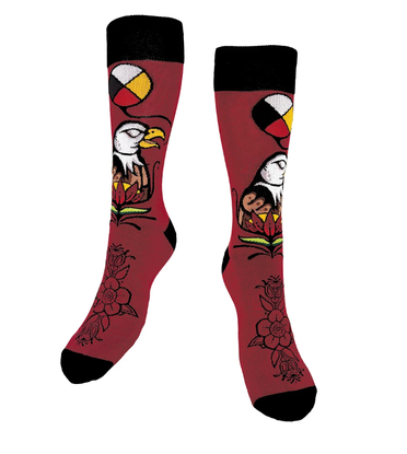 Art Socks Eagle - Love - Justine Proulx