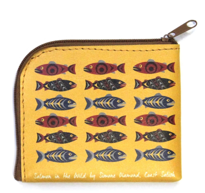 Salmon in the Wild Coin Purse