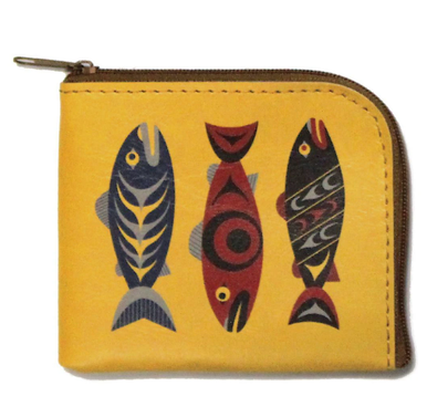 Salmon in the Wild Coin Purse
