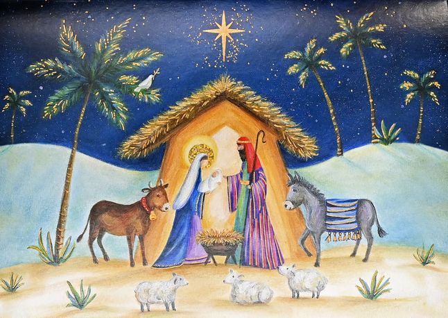 Holy Night Deluxe Boxed Holiday Cards