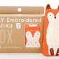 Fox Doll Embroidery Kit