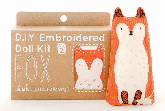 Fox Doll Embroidery Kit