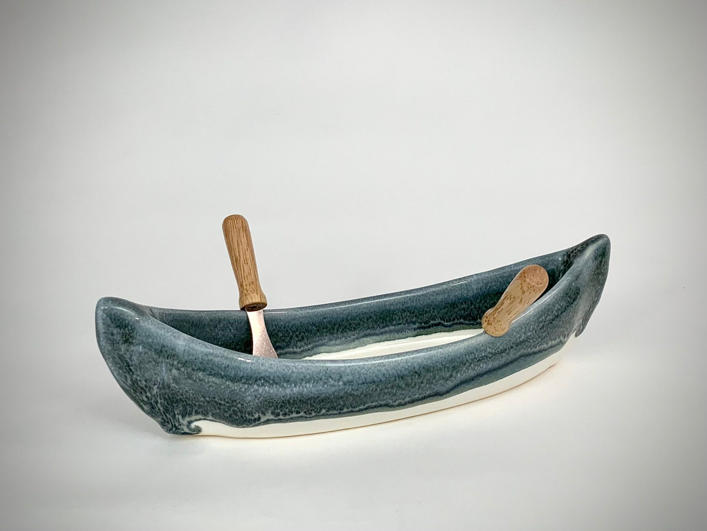 Canoe Dip Pot