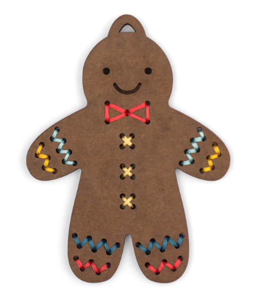 Gingerbread Stitched Ornament Kit