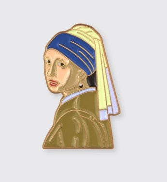 Girl w/Pearl Earring Pin