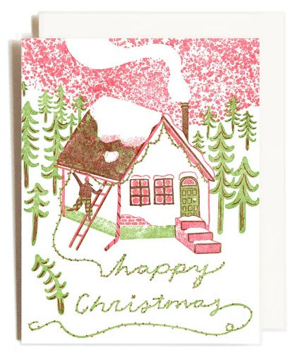 Happy Xmas House Card