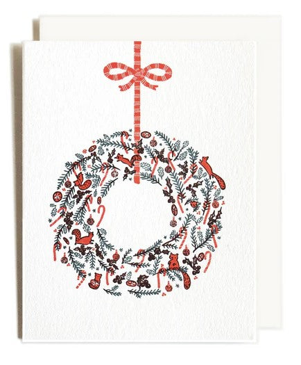 Holiday Wreath Card