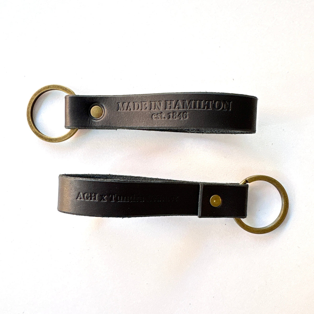 AGH x Tundra Leather Made in Hamilton Keychain