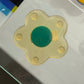 DNU Glass Flower Coasters