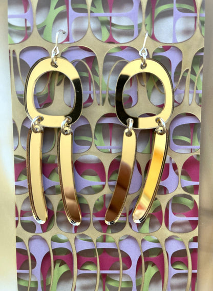 Double Bar Mini Earrings