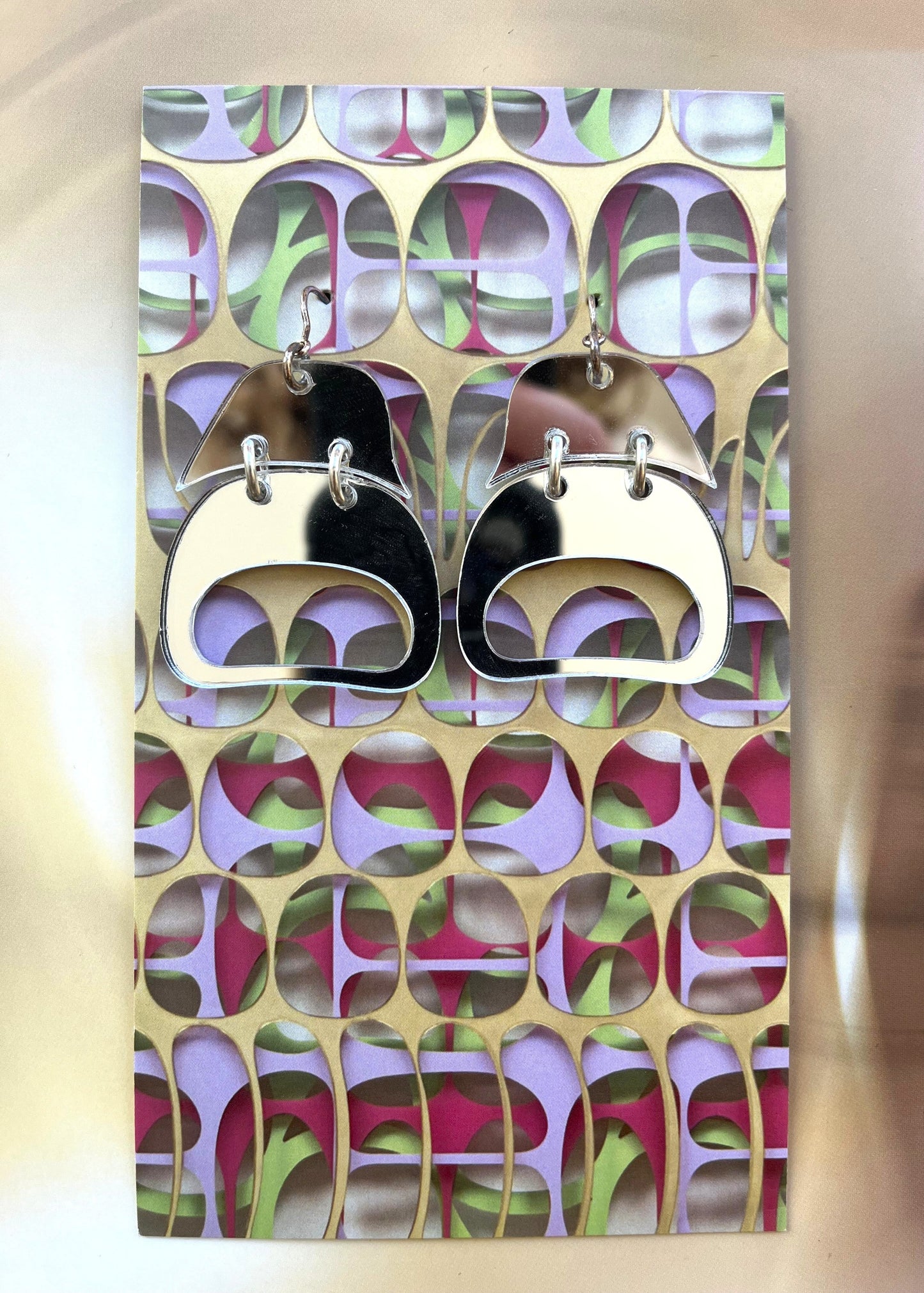 Hollow Ovoid Earrings