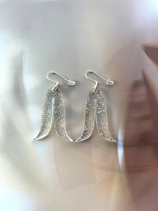 Joined Feathers Mini Earrings