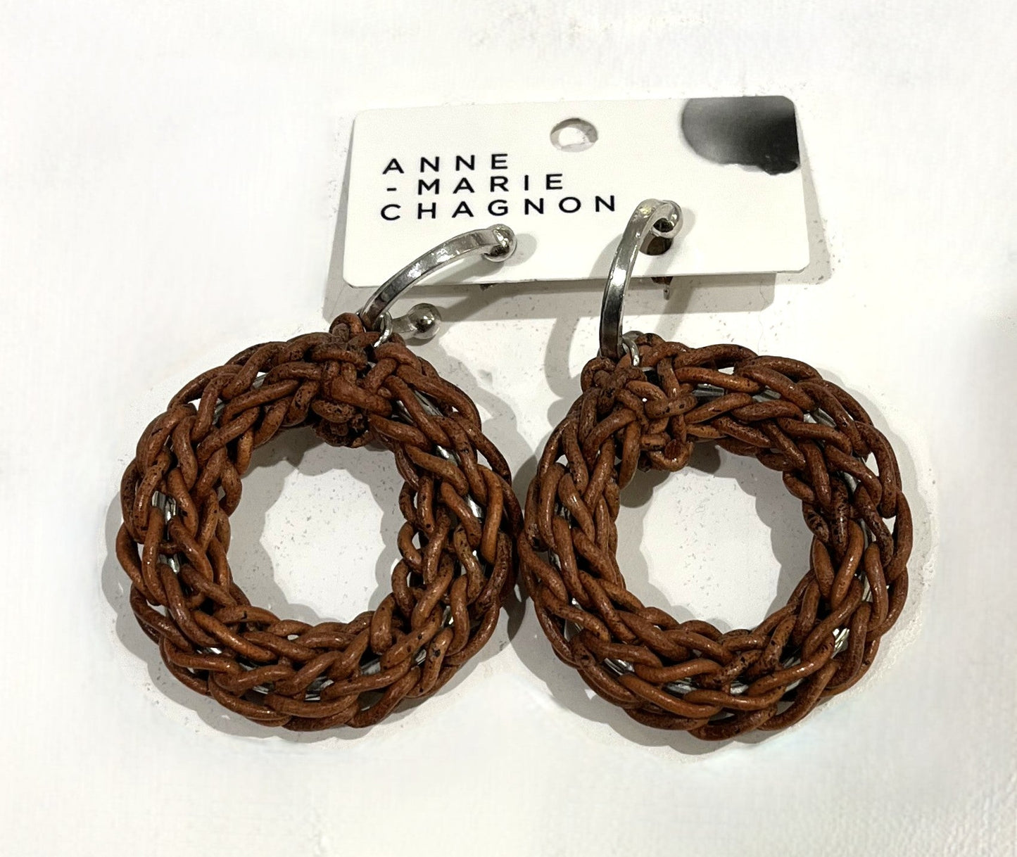 Tulum Pewter & Sand Earring