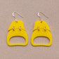Hollow Ovoid Mini Earrings