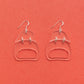 Hollow Ovoid Mini Earrings