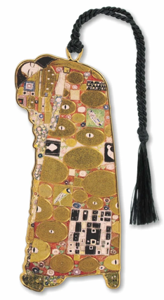 Klimt Embrace Metal Bookmark