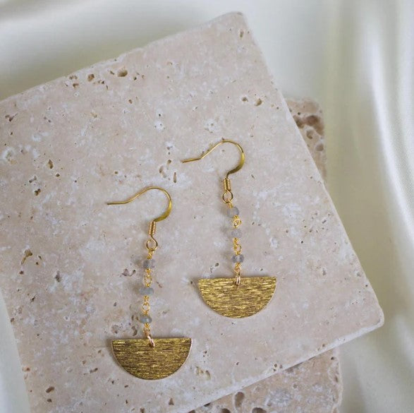 Lucy Labradorite Earrings