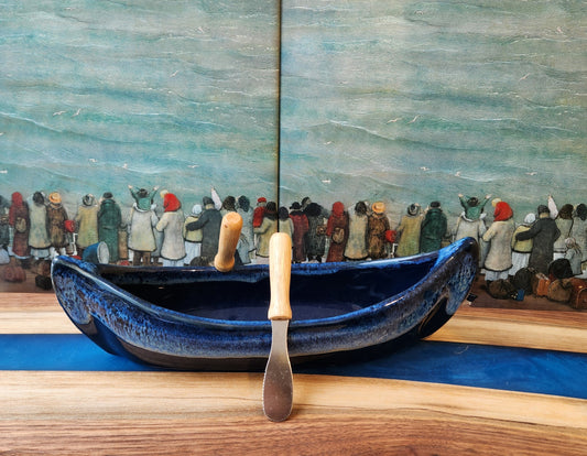 Canoe Dip Pot