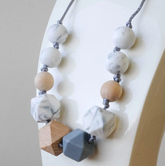 Ethan Necklace Marble/G