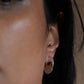 Small Oval Hoops Silver