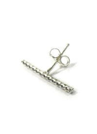Twist Studs Silver