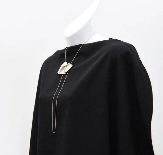 Gold Mobula Lariat Necklace