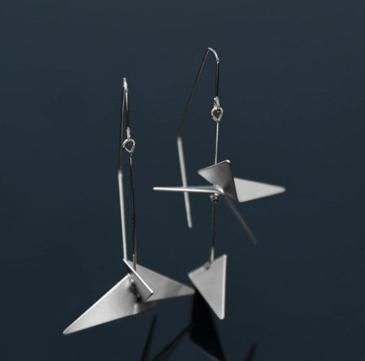 Silver Vince Earrings