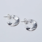 Mini Disc Studs Silver