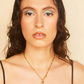 Heart Charm Clip Chain Gold