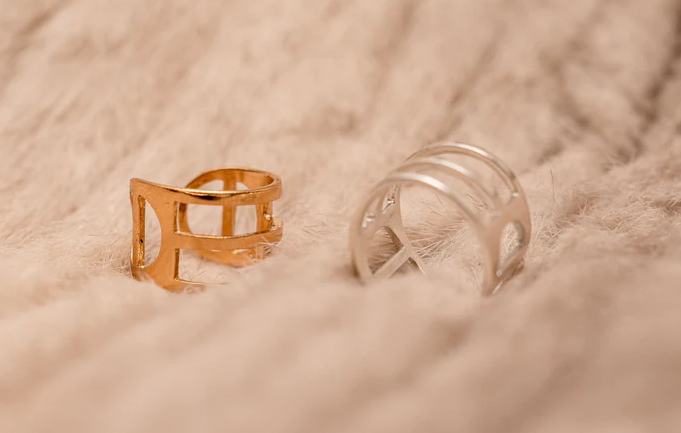 Tri-line Ring Gold