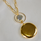 Paloma Gold Locket Necklace