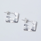 Mini Square Studs Silver