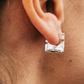 Mini Square Studs Silver