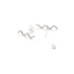 Wavy Studs Silver