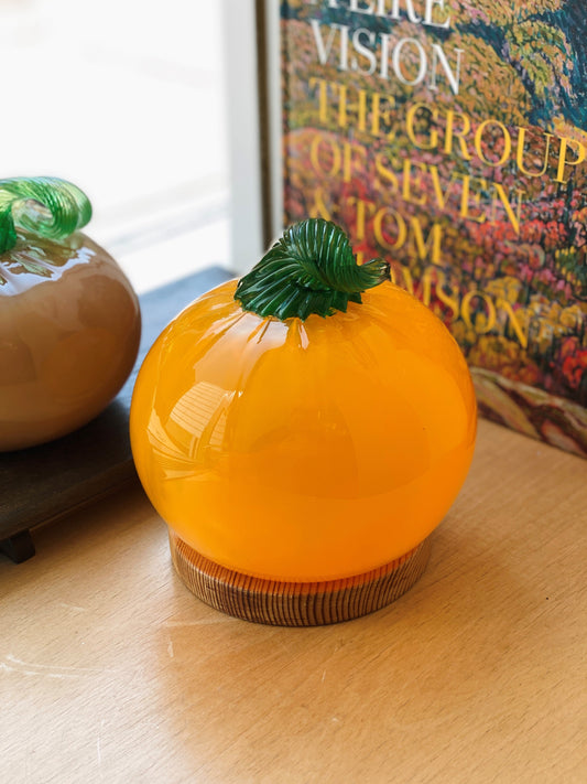 Large Glass Pumpkin