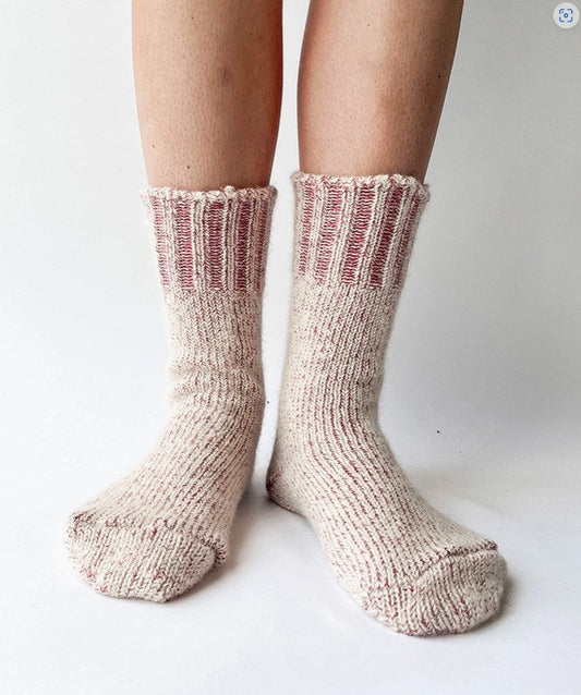 Sunday Socks Rose Cream