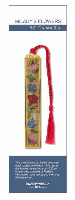 Milady's Flowers Bookmark