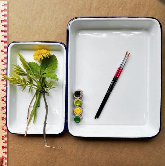 Beam Large Enamelware Tray